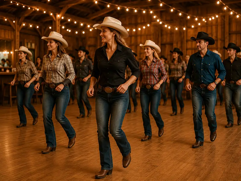 Country dansen in Emmen